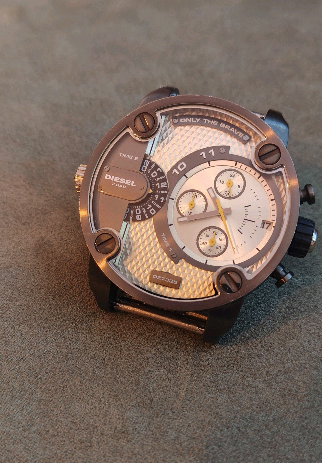 Gebruikte diesel horloge, Ophalen of Verzenden, Gebruikt, Zwart, Android