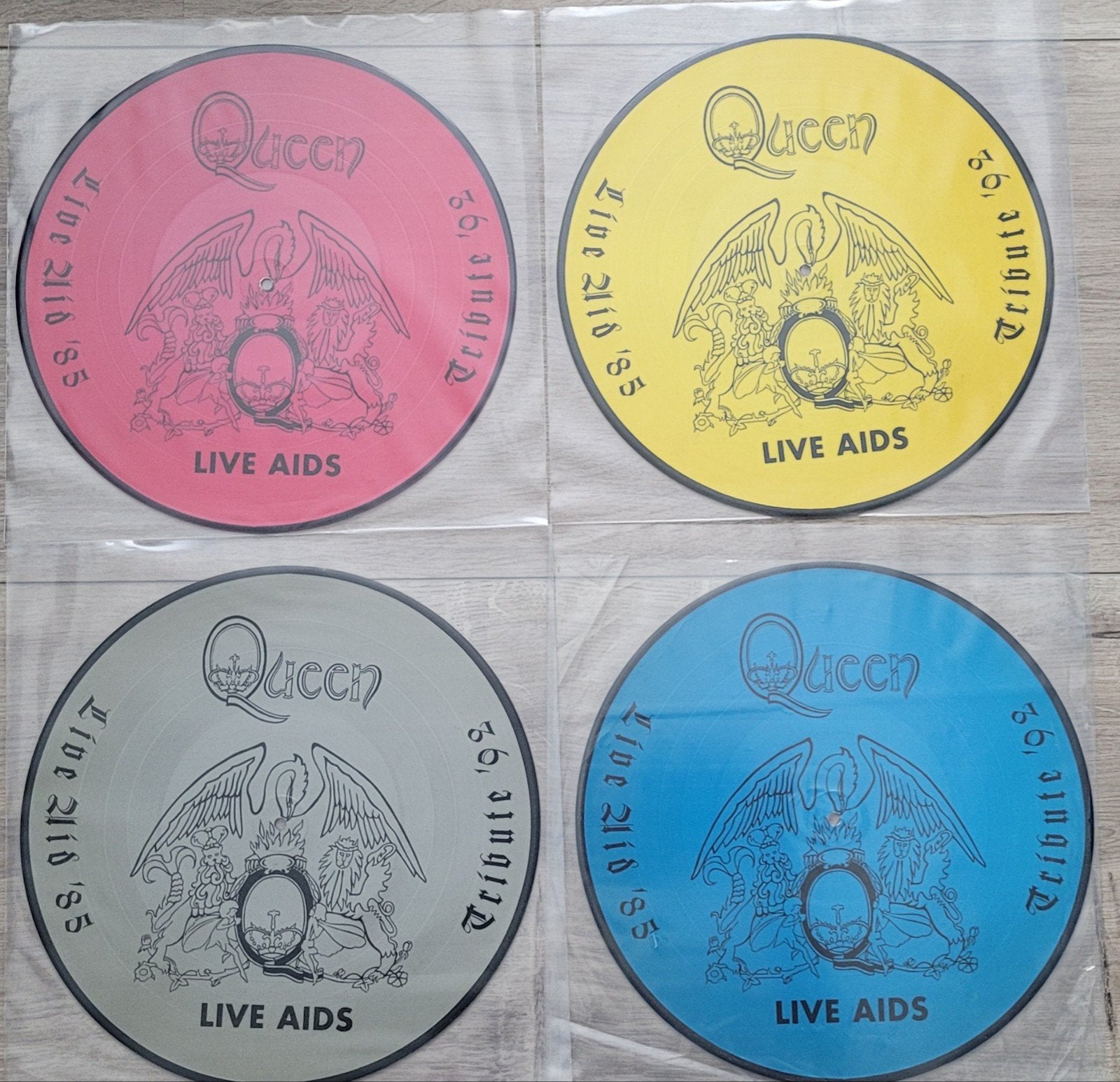 Queen complete set bootlegs Live Aids, Ophalen of Verzenden, Zo goed als nieuw, 12 inch, Poprock