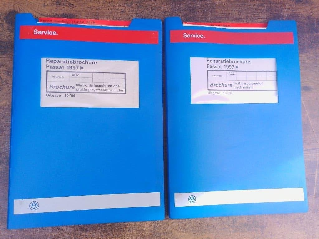 Volkswagen Passat B5 dealer werkplaatsboeken VR5 motor AGZ, Ophalen of Verzenden, Gelezen, Volkswagen