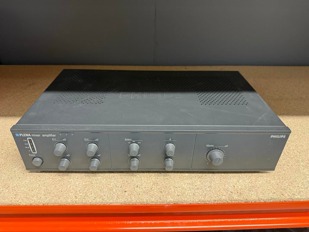 Philips PLENA Mixer Versterker LBB 1912/00 - 120W, 120 watt of meer, Ophalen, Overige merken, Gebruikt