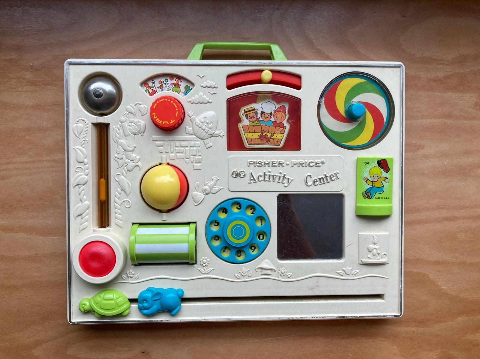 Vintage Fisher-Price Activity Center Speelbord, Ophalen of Verzenden, Gebruikt, Overige typen, Met geluid