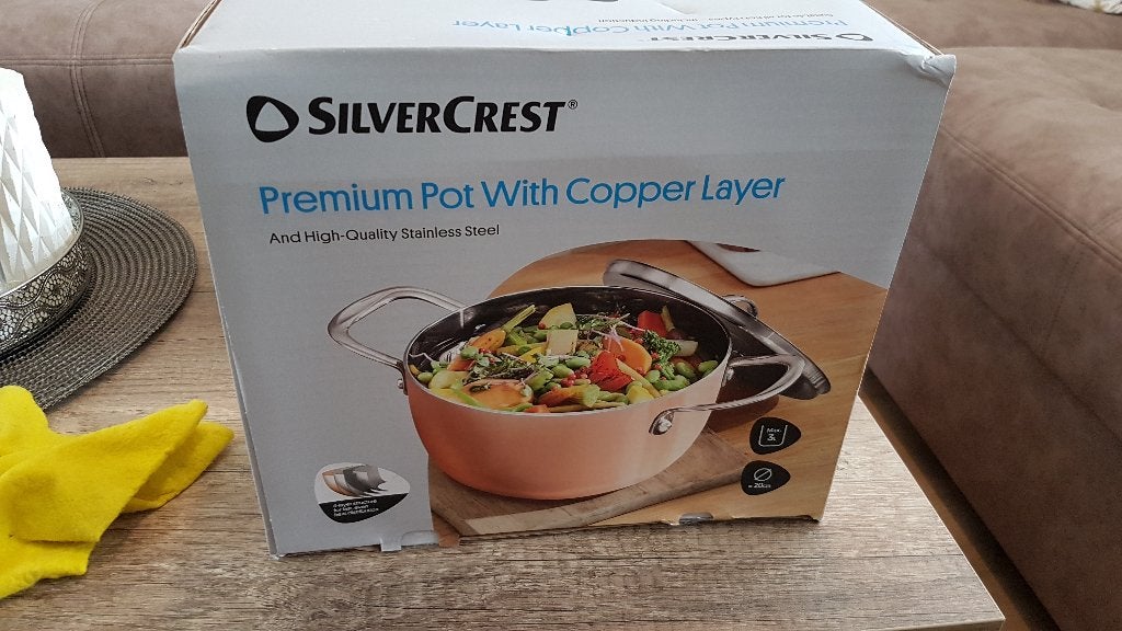 Silvercrest Premium Kookpan (2 stuks), Ophalen, Nieuw, Rvs, Kookpan