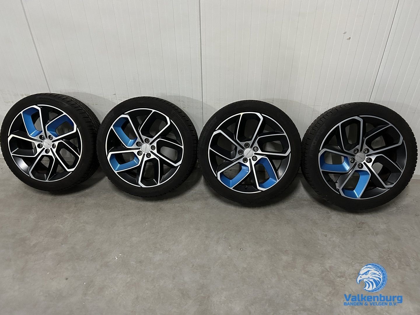 7-8mm! Originele Lynk & Co 20 inch zwarte velgen 5x108 winte, Gebruikt, -, -, Banden en Velgen