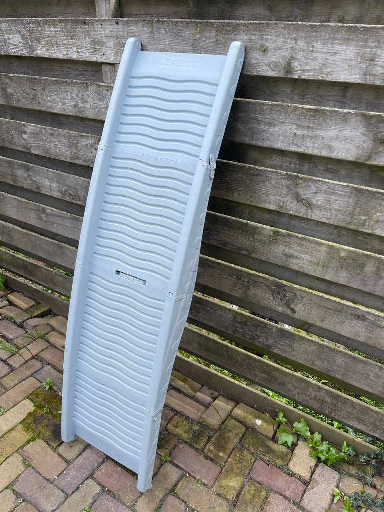 Hondenloopplank, Ophalen, Zo goed als nieuw