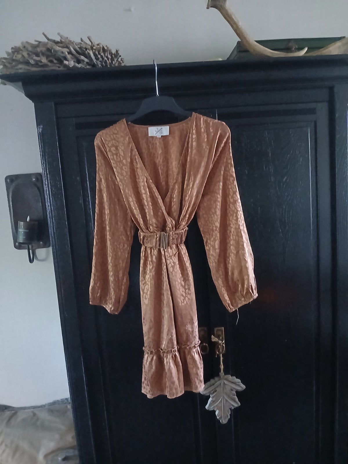 jurk maat L, Kleding | Dames, Ophalen of Verzenden, Zo goed als nieuw, Maat 38/40 (M), Zwart