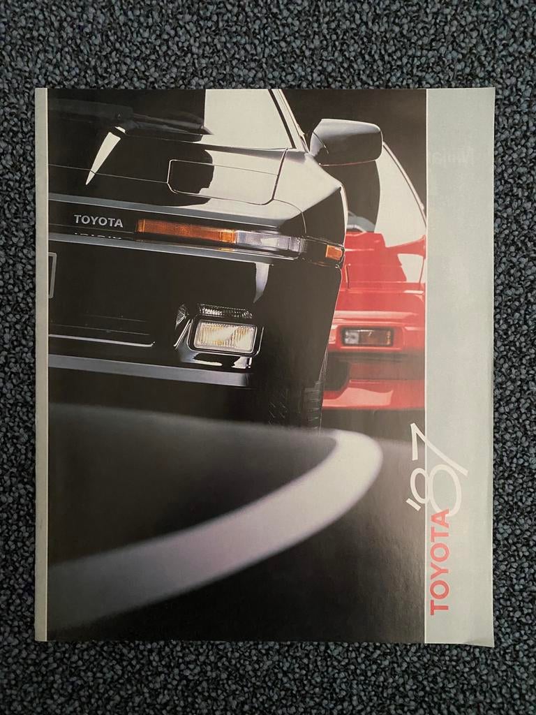 Toyota -Algemene autofolder (1987), Ophalen of Verzenden, Zo goed als nieuw, Toyota