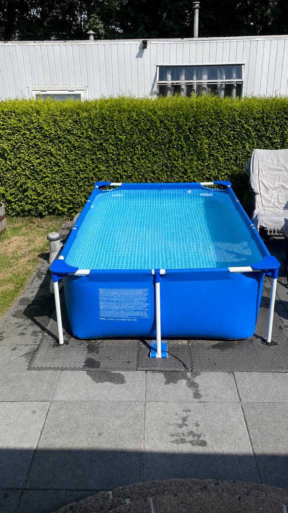 Intex zwembad incl pomp, Ophalen, Gebruikt, Minder dan 80 cm, Minder dan 200 cm