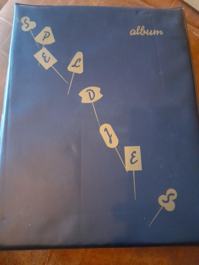Vintage Speldjes Album met diverse merken, Verzamelen, Speldjes, Pins en Buttons, Ophalen of Verzenden, Gebruikt, Merk, Speldje of Pin