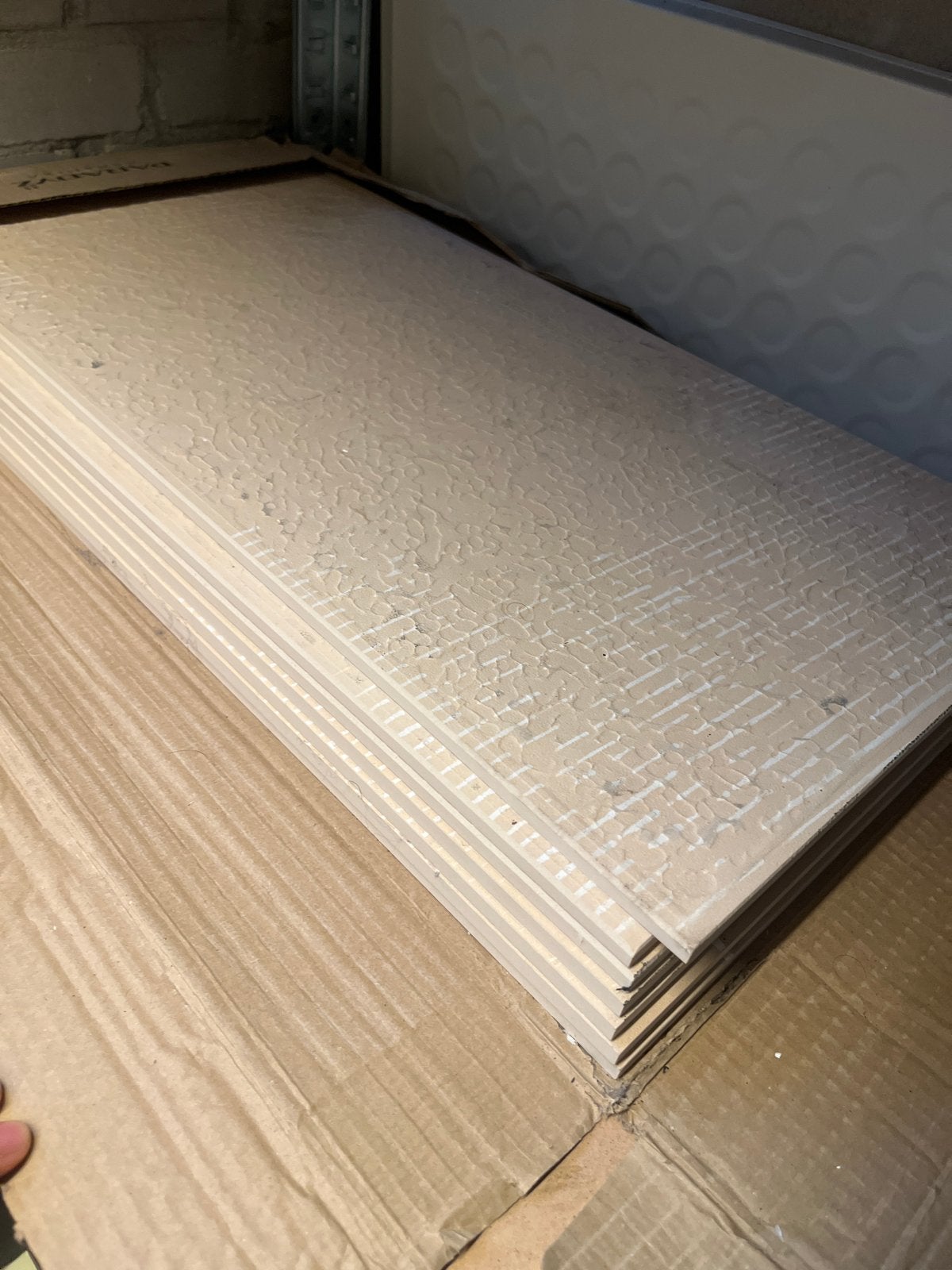7 glanzende witte keramische tegels, 29x89 cm, Doe-het-zelf en Verbouw, Tegels, Ophalen, 60 cm of meer, Nieuw, Minder dan 5 m²