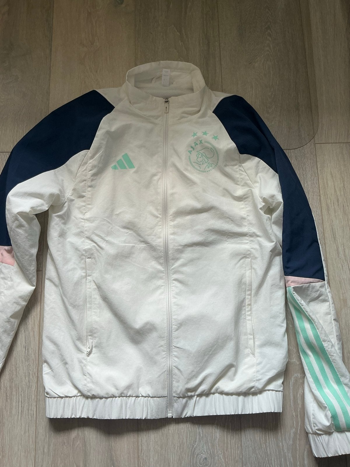 Adidas Ajax trainingsjack, maat S, Ophalen of Verzenden, Zo goed als nieuw