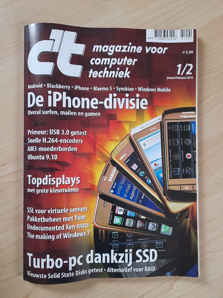 TIJDSCHRIFTEN C´T MAGAZINE VOOR COMPUTER EN TECHNIEK 2010, Ophalen of Verzenden, Gelezen, Wetenschap en Natuur
