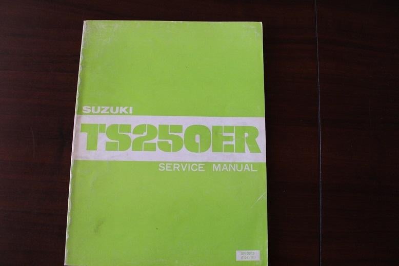 Suzuki TS250ER 1980 motorcycle service manual TS 250 ER, Motoren, Handleidingen en Instructieboekjes, Ophalen of Verzenden, Suzuki