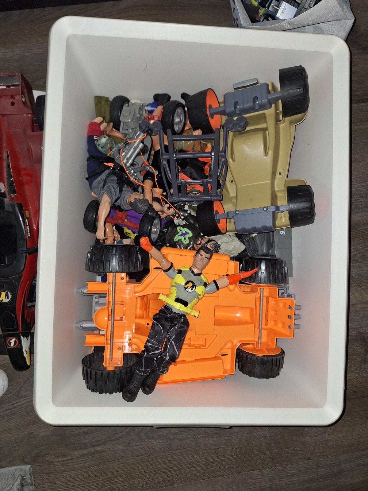 Grote partij ACTION MAN : voertuigen en figuren, Ophalen of Verzenden, Gebruikt