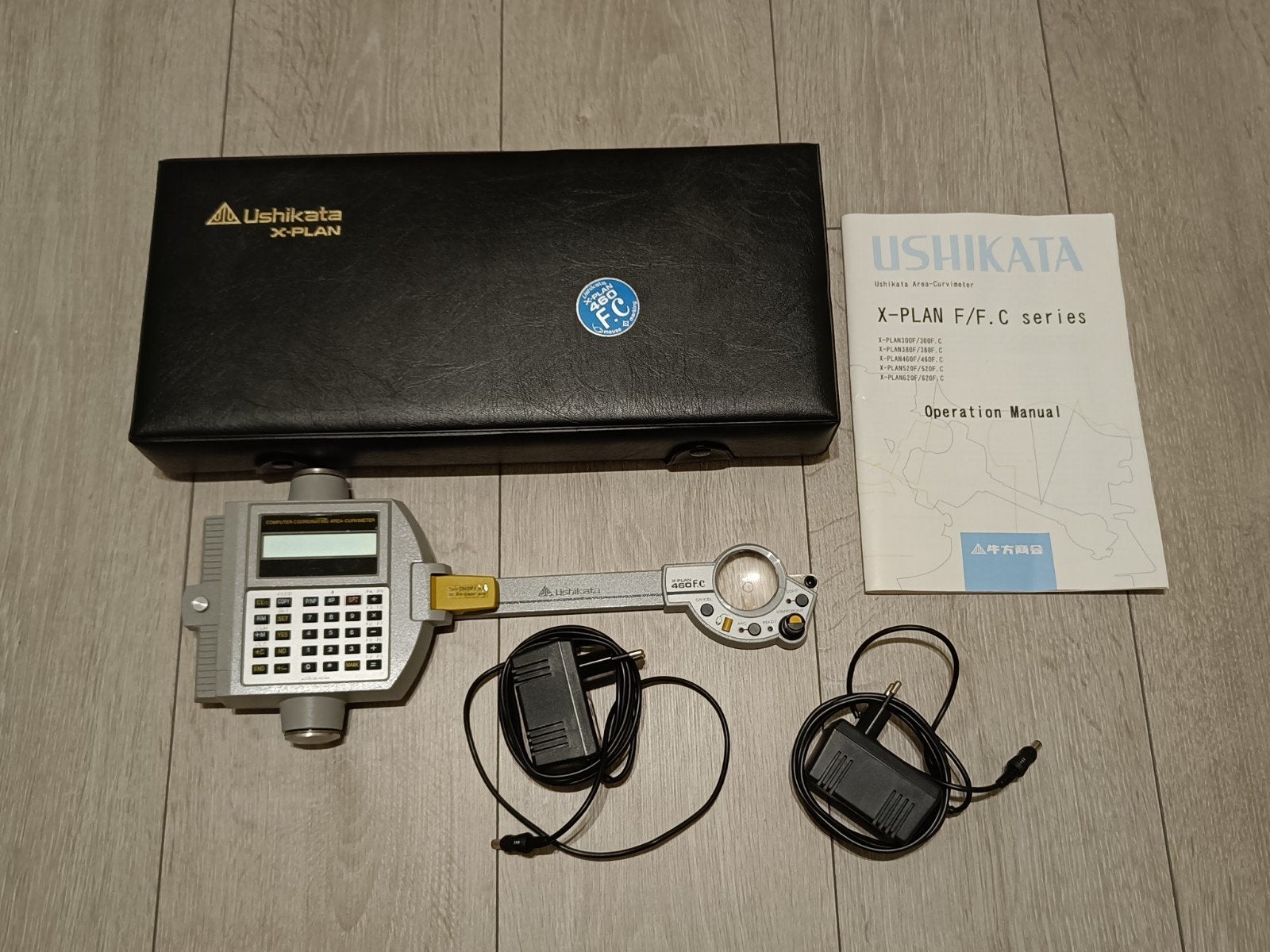Ushikata X-PLAN 460F.C. Digitale Planimeter met Koffer, Antiek en Kunst, Ophalen