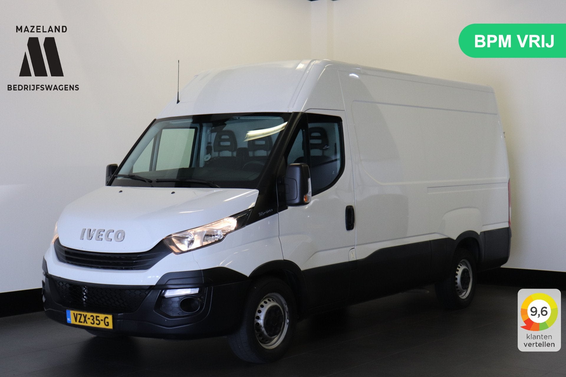 Iveco Daily 35S12V 2.3 L2H2 EURO 6 - Airco - Cruise - Camera, Iveco, 116 pk, Bedrijf, Geïmporteerd