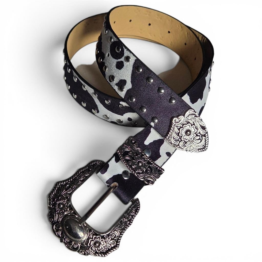 Riem met koeienprint, Ophalen of Verzenden, Nieuw, Zwart, 90 tot 100 cm