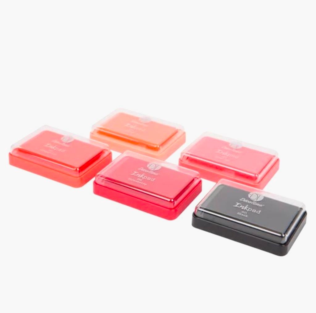 stempelkussens set 5 kleuren inktpads scrapbooking ink pads, ., Overige thema's, Overige typen, Nieuw