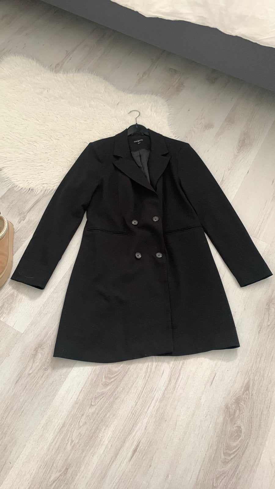 Blazer jurk zwart maat L, Zwart, Maat 42/44 (L), Ophalen of Verzenden, Zo goed als nieuw