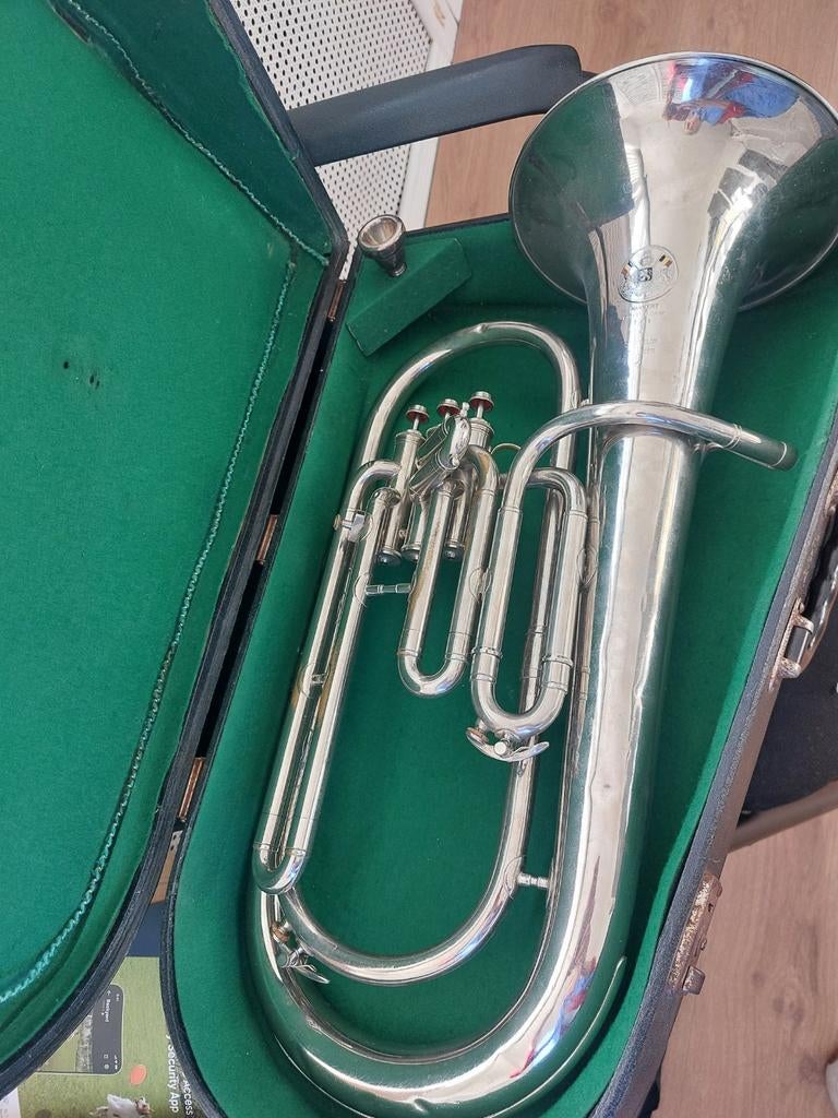 vintage, tenor tuba, Muziek en Instrumenten, Blaasinstrumenten | Tuba's, Ophalen, Gebruikt, X, X
