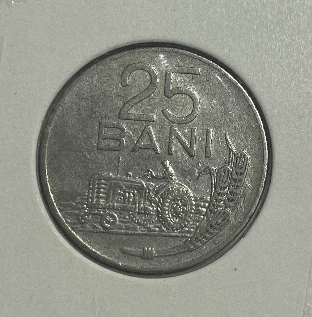 25 bani Roemenië 1966, Ophalen of Verzenden, Overige landen