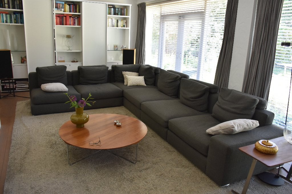 Minotti Jagger bank, Huis en Inrichting, Banken | Bankstellen, Ophalen, 100 tot 125 cm, Hoekbank, 300 cm of meer