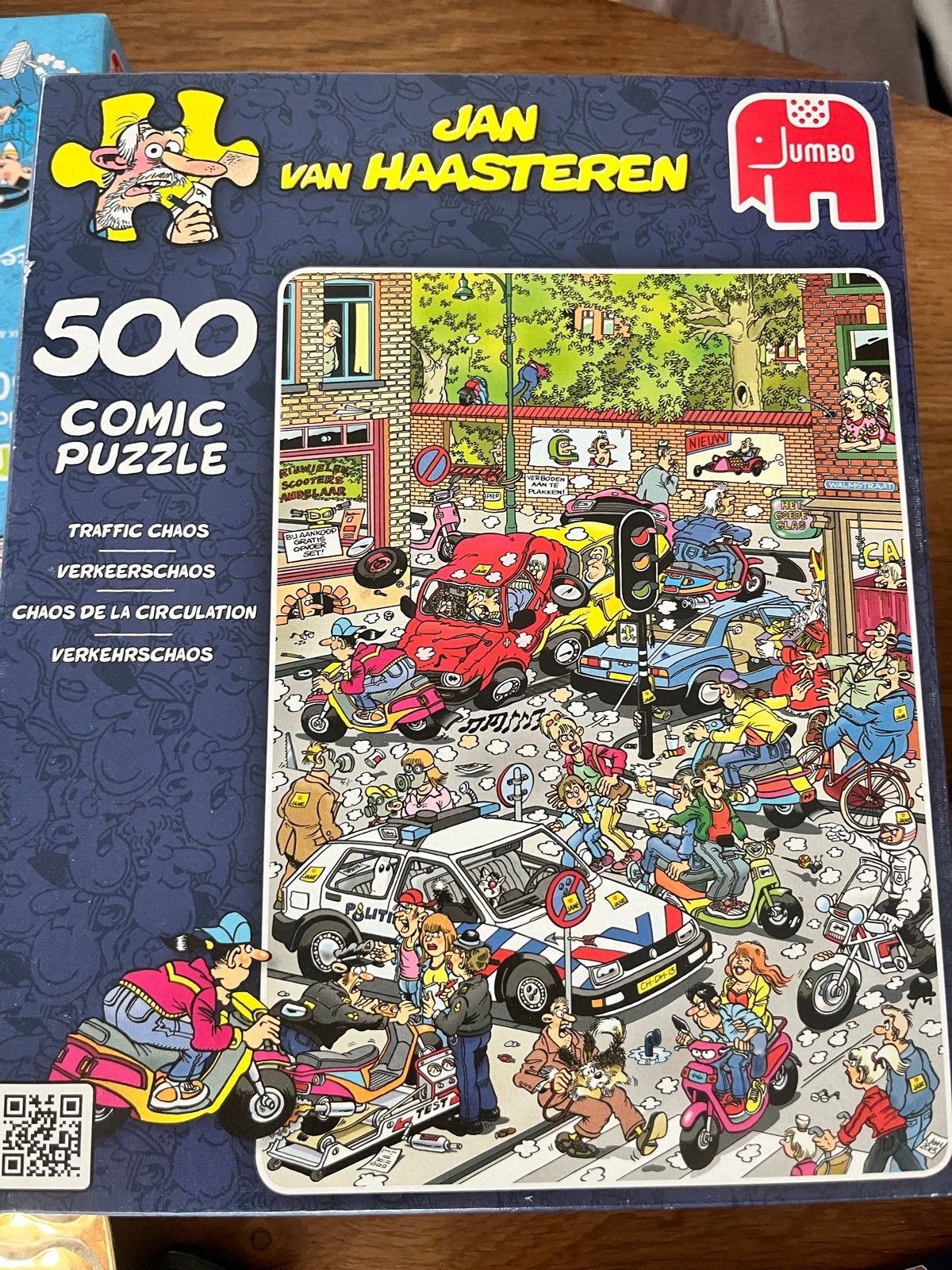 Jan van Haasteren Verkeerschaos 500 stukjes, Ophalen of Verzenden, Minder dan 500 stukjes, Gebruikt, Legpuzzel