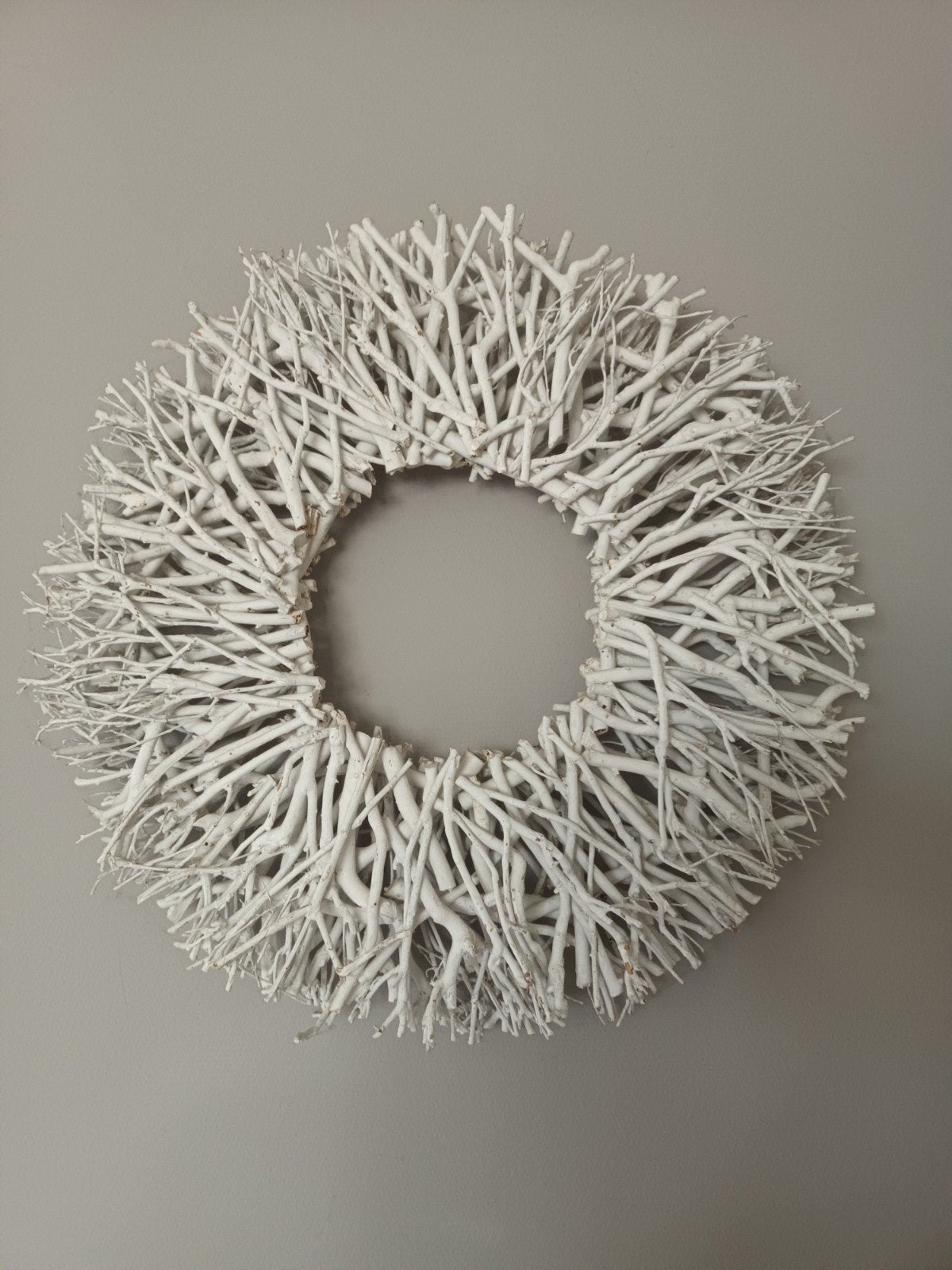 Grote decoratieve krans van natuurlijke materialen, 60 cm, Ophalen, Gebruikt, Krans, Natuurlijk materiaal