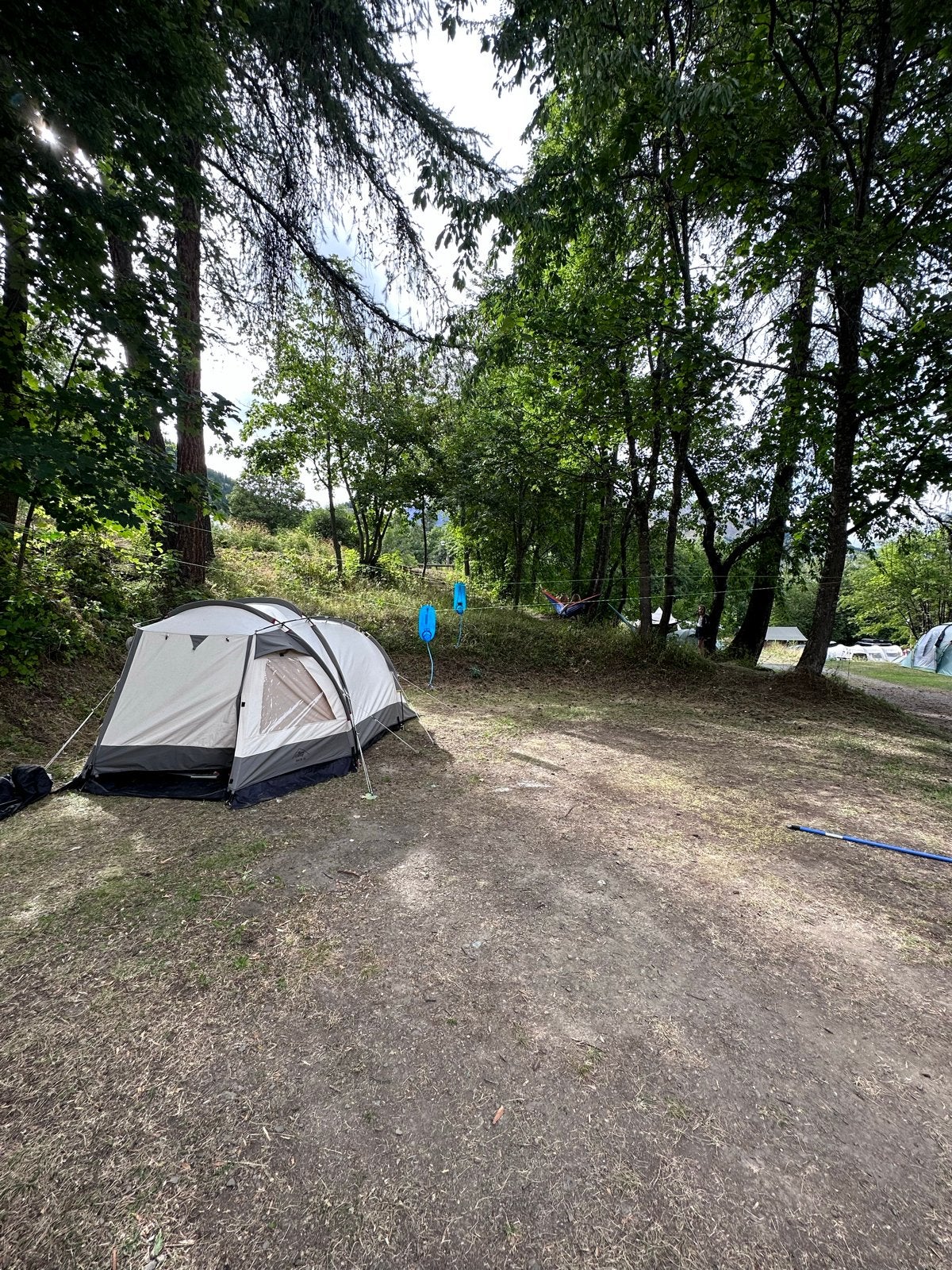 Compacte koepeltent voor 2-3 personen, Ophalen, Gebruikt, Tot en met 3