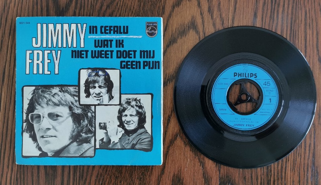 Single Jimmy Frey - In Cefalu, Ophalen of Verzenden, Gebruikt, Overige formaten, Levenslied of Smartlap