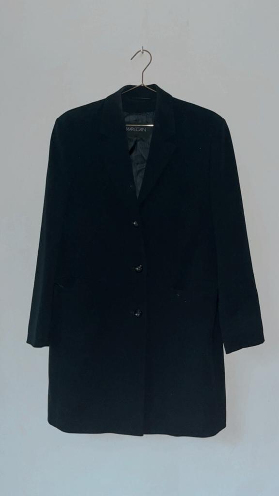 Zwarte blazer MARCCAIN 42, Verzenden, Zo goed als nieuw, Maat 42/44 (L), Zwart