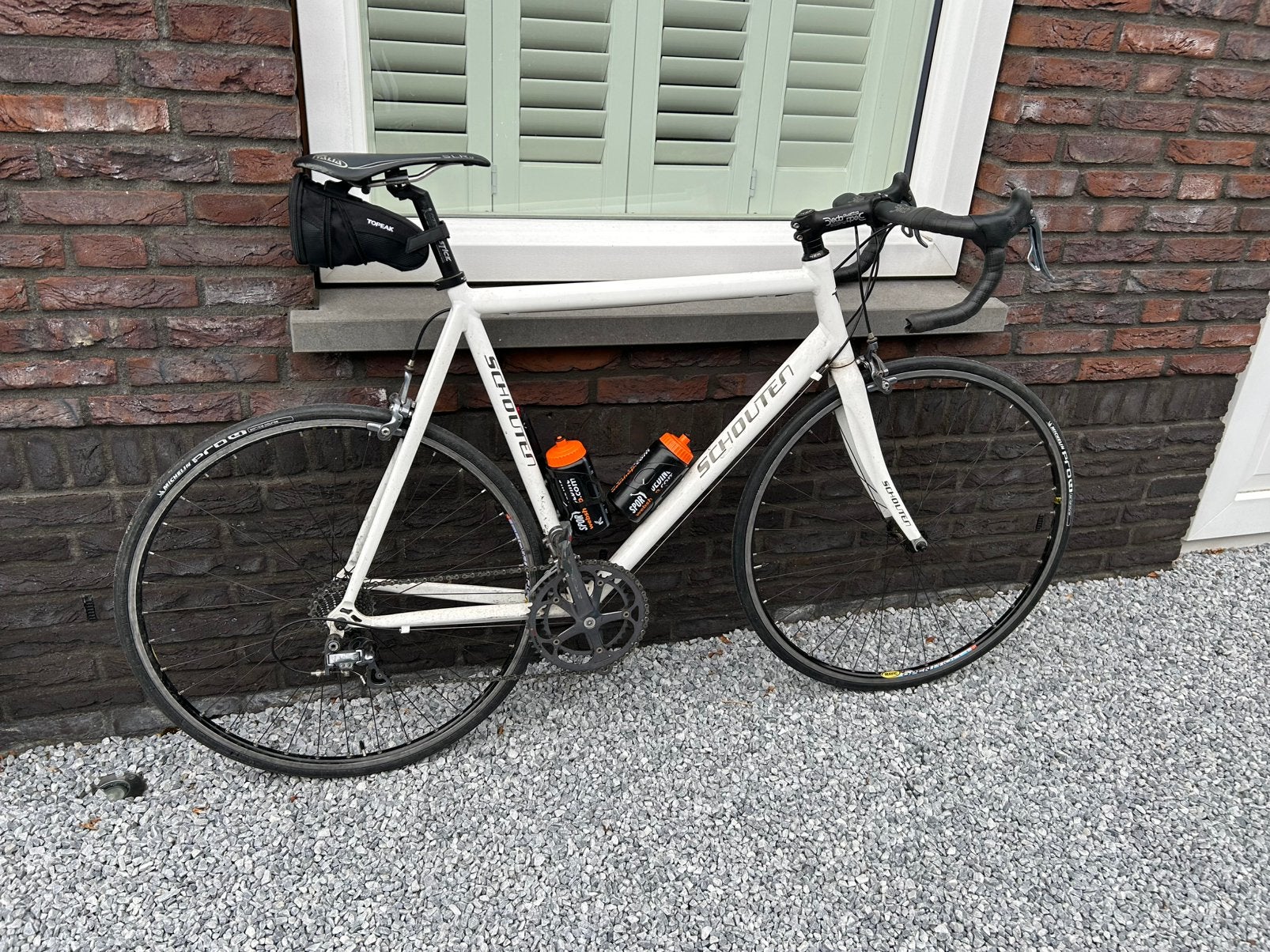 Sportieve Schouten Racefiets Campagnolo Centaur accessories, Fietsen en Brommers, 10 tot 15 versnellingen, Aluminium, Zo goed als nieuw