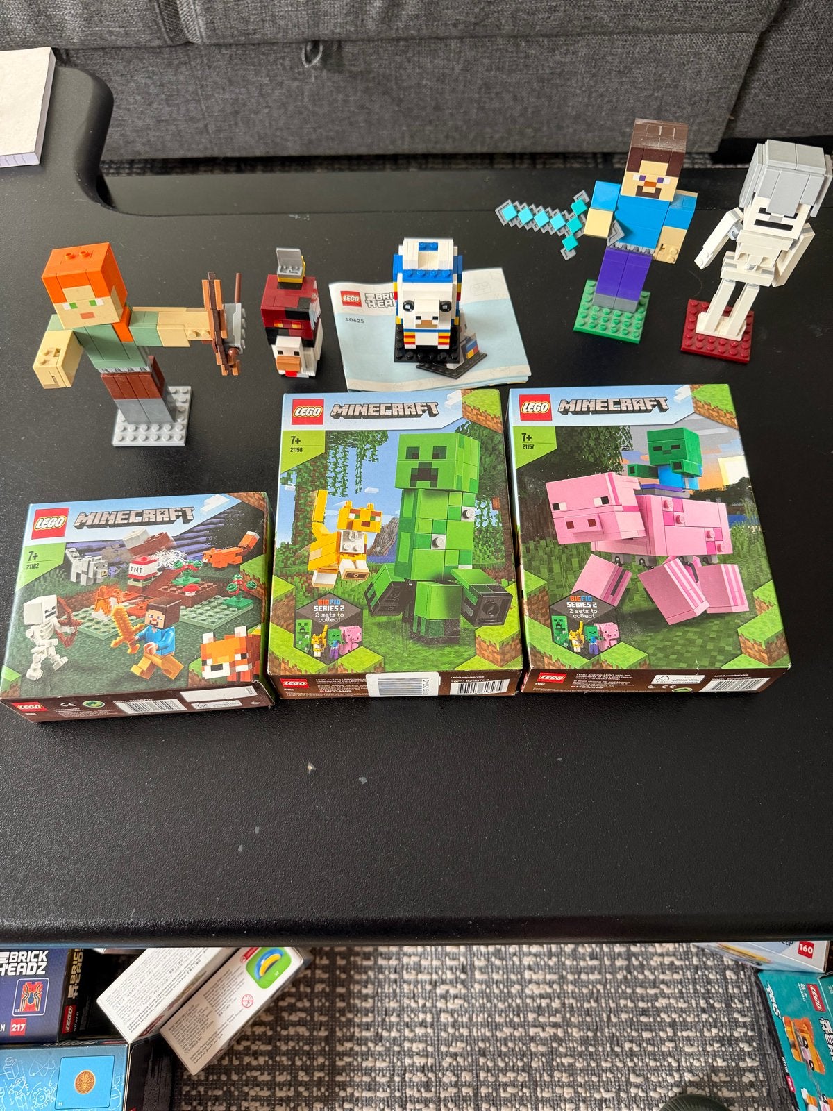 Lego Minecraft sets en figuren, Minecraft, Lego, Ophalen of Verzenden, Zo goed als nieuw