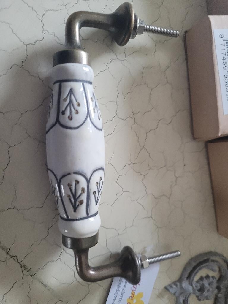 Nieuwe handvatten kastgreep Clayre & Eef old look p/st 7.50