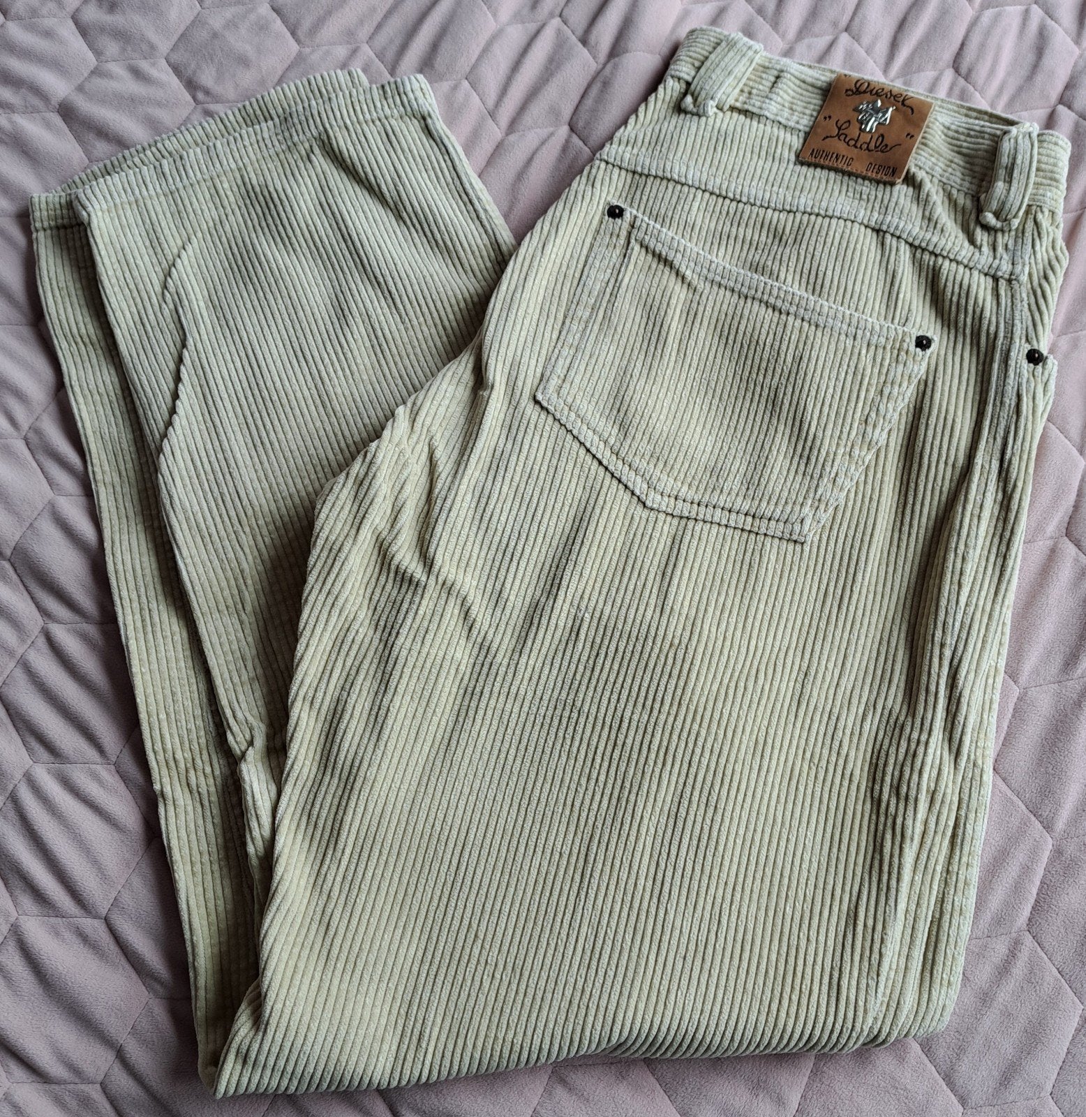Vintage 90's Diesel Corduroy Broek mt 34!, Ophalen of Verzenden, Zo goed als nieuw, W33 - W34 (confectie 48/50), Overige kleuren