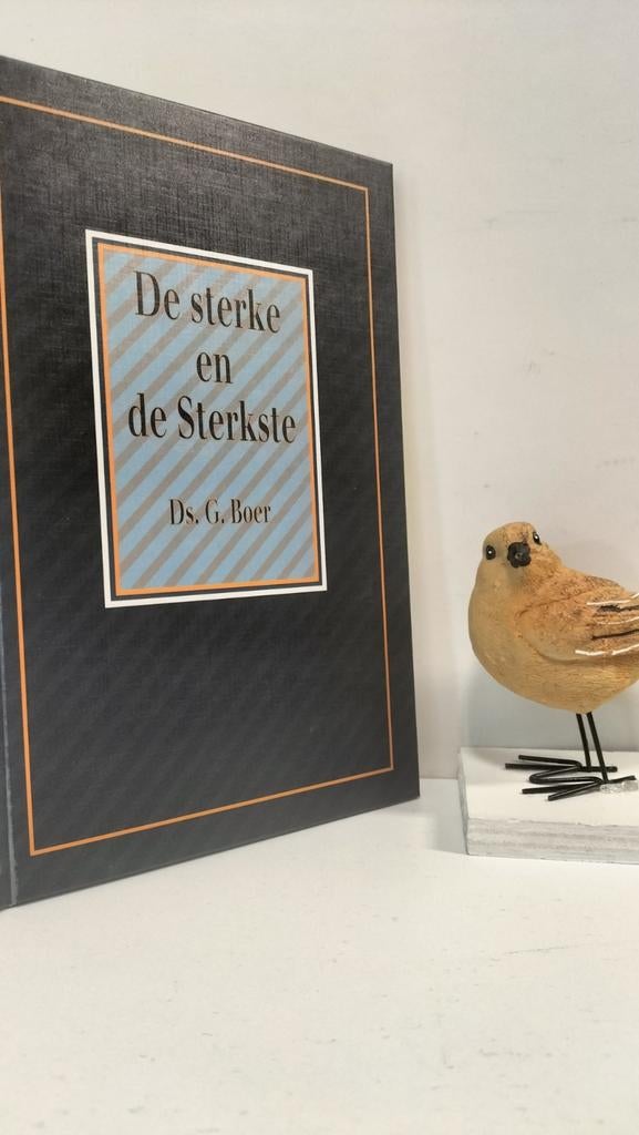 Boer, Ds. G. ; De sterke  en de Sterkste, Ophalen of Verzenden, Zo goed als nieuw, Christendom | Protestants