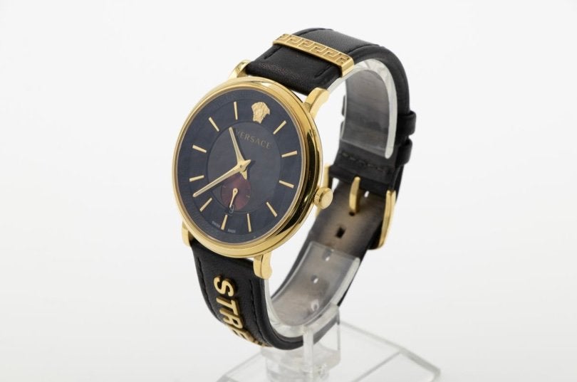 Een v-circle the manifesto horloge,versace, Ophalen, Zo goed als nieuw, Zwart, Android