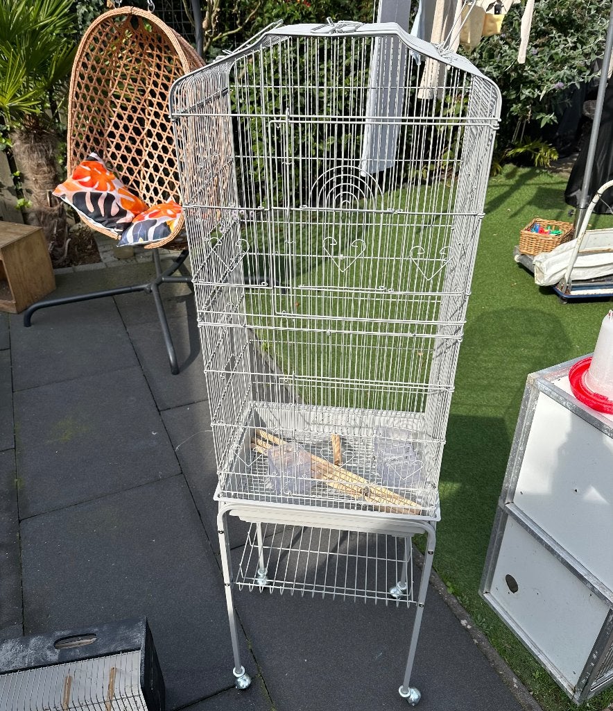 Parkietenkooi, Ophalen, Zo goed als nieuw, Hout, Vogelkooi