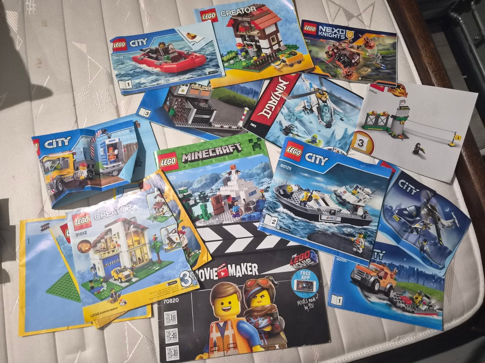 Grote partij LEGO met grondplaten en instructieboekjes, Ophalen, Lego, Inclusief extra onderdelen, Losse stenen