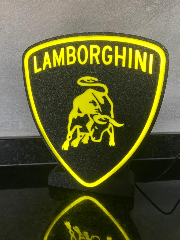 Lamborghini led lichtbak reclame item voor de verzameling, Ophalen of Verzenden