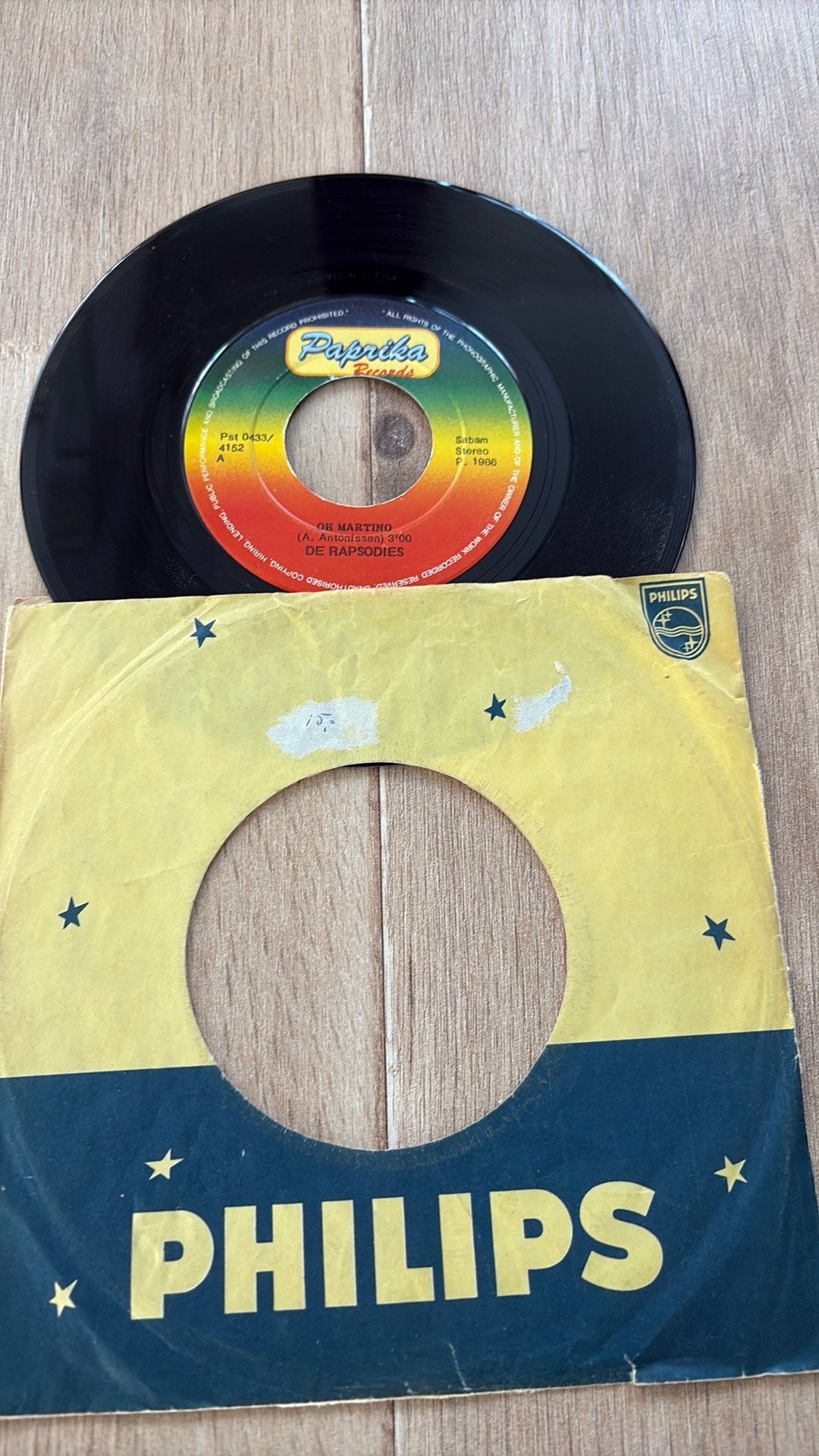 The rapsodies:oh martino, Cd's en Dvd's, Gebruikt, Overige formaten, Ophalen of Verzenden, Levenslied of Smartlap