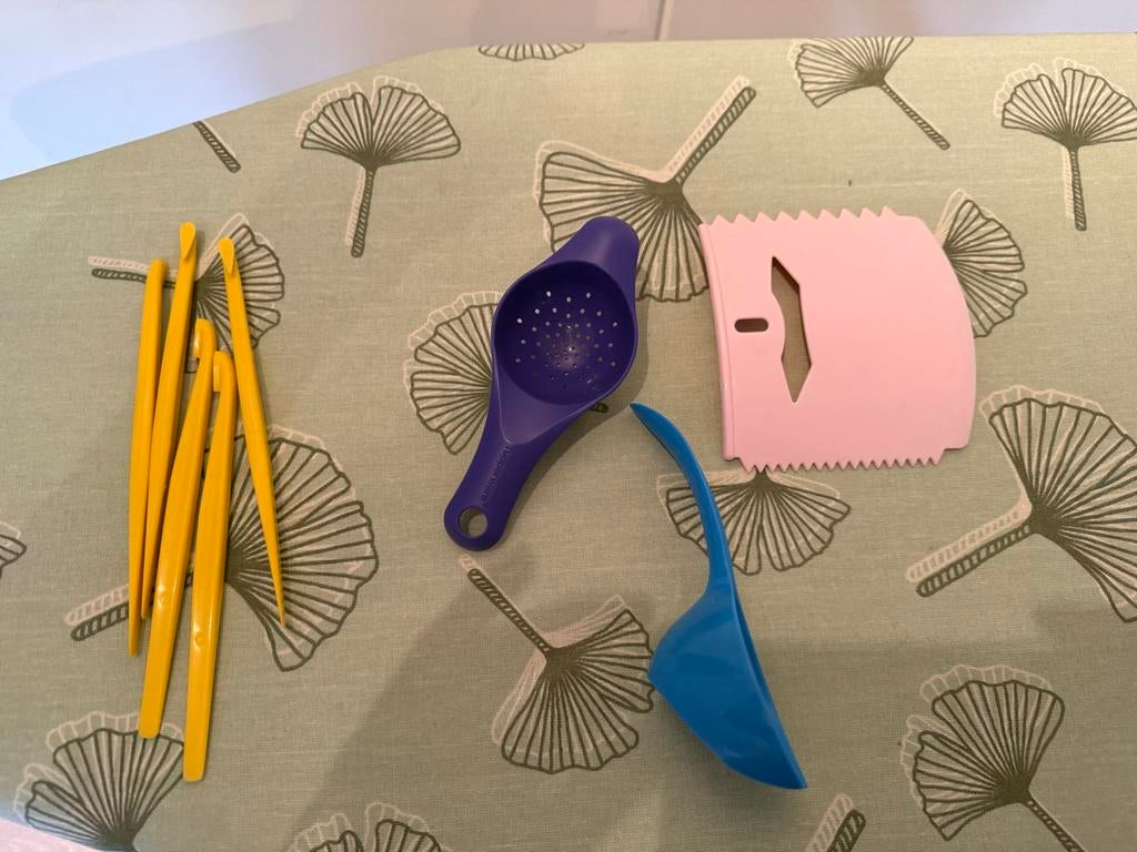 Tupperware keukenhulpjes set, Ophalen of Verzenden, Nieuw, Blauw, Overige typen