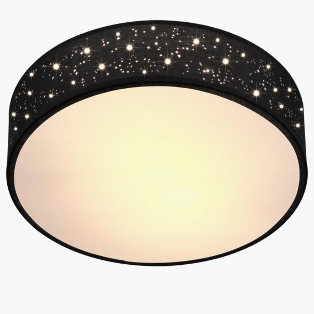Plafondlamp met sterrenhemel effect, Huis en Inrichting, Lampen | Plafondlampen, Ophalen of Verzenden, Nieuw, Stof, Modern, Sterrenhemel, Sfeervol