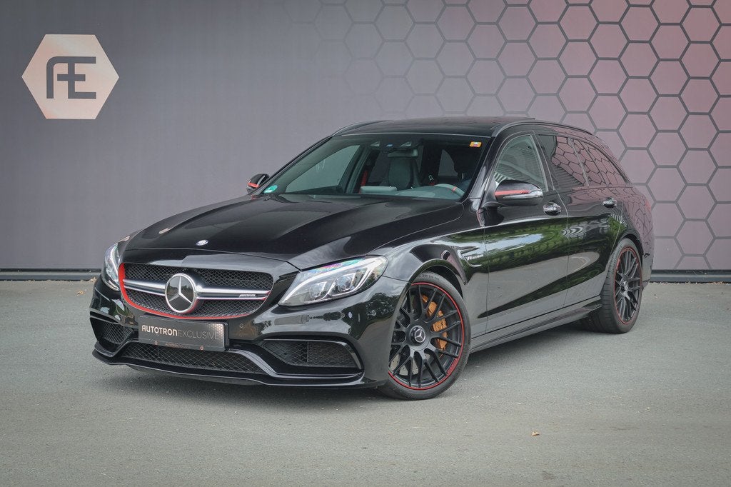 Mercedes-Benz C-Klasse C63 AMG S Edition 1 | KERAMISCH | KUI, Auto's, Automaat, Achterwielaandrijving, Gebruikt, Zwart