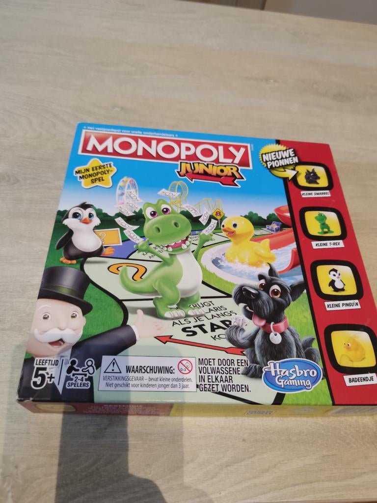 Monopoly Junior - Mijn Eerste Monopoly Spel, Ophalen of Verzenden, Zo goed als nieuw, Hasbro European Services, 4 The Square, Stockley Park, Uxbridge, Middlesex, UB11 1ET, UK