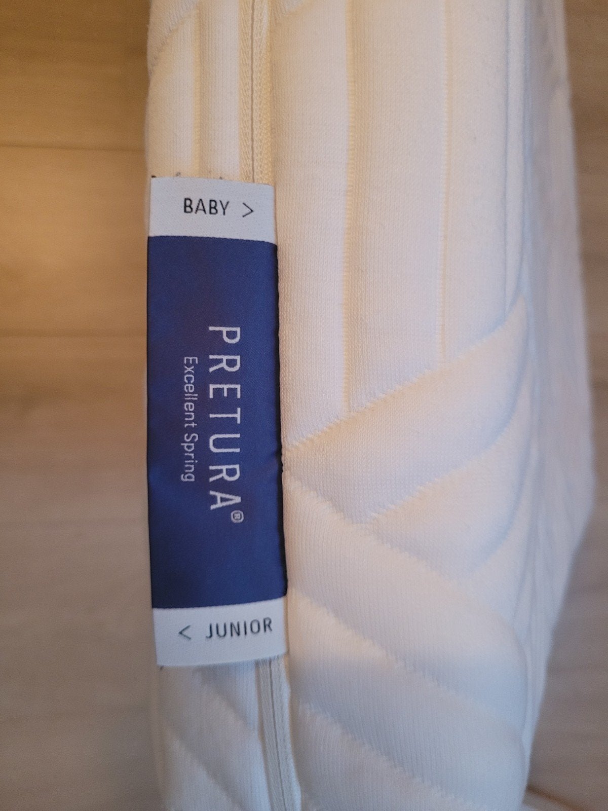 Pretura Excellent Spring baby/junior matras + opberghoes, Zo goed als nieuw, Matras, Eenpersoons, 70 cm of minder