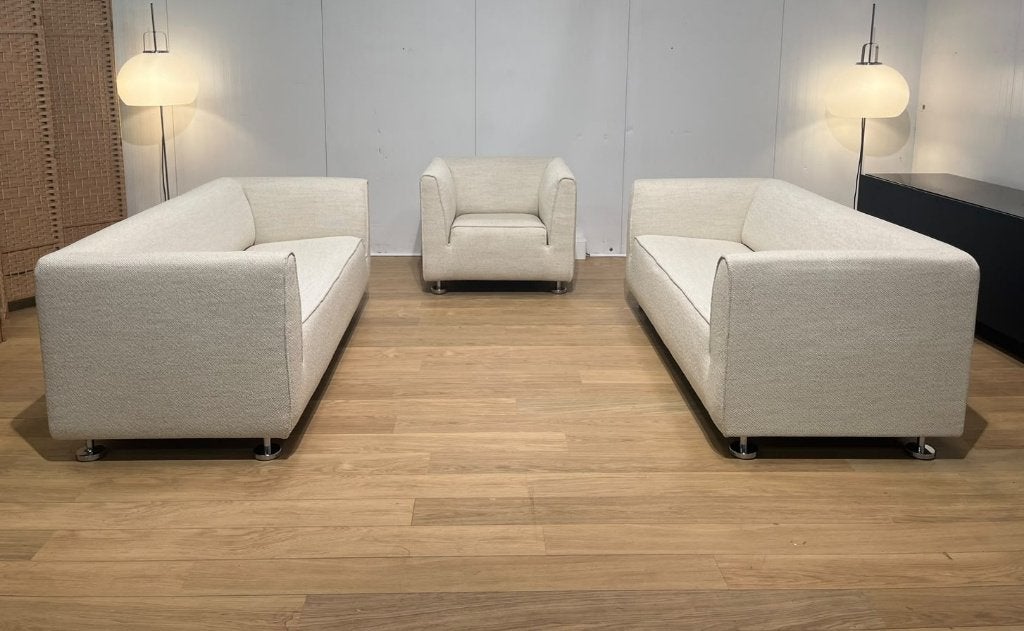 SET Gelderland 4800 2.5-Zits Banken + Fauteuil (Gestoffeerd), 75 tot 100 cm, Www.designplaats.nl, Rechte bank, Design Bank Bankstel Zetel Gelderland