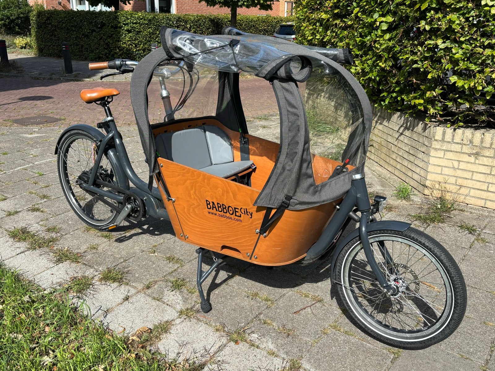 Babboe City Mountain Bakfiets - 2021, Gebruikt, Elektrisch, 2 kinderen, Schijfrem