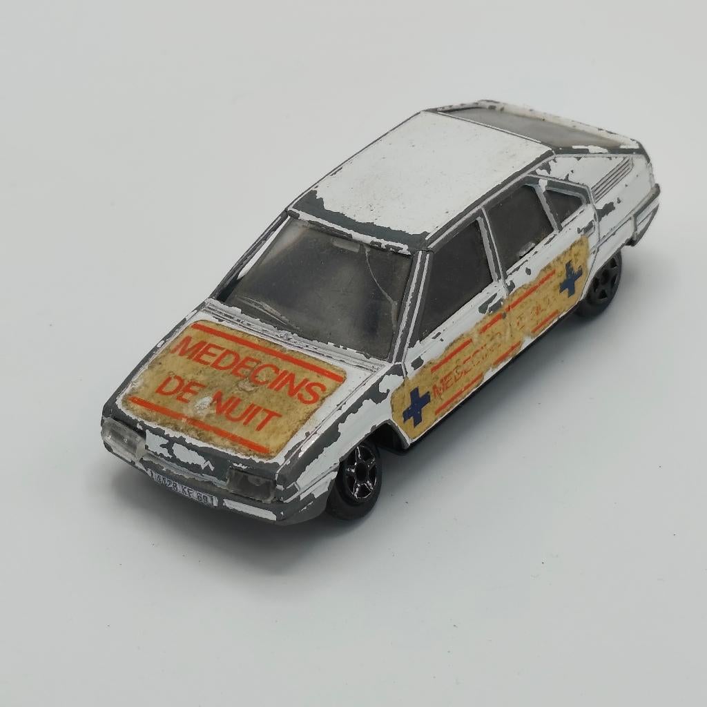 Citroën BX Jet-car de Norev Wit Nachtarts, Ophalen of Verzenden, Gebruikt, Auto, Overige merken