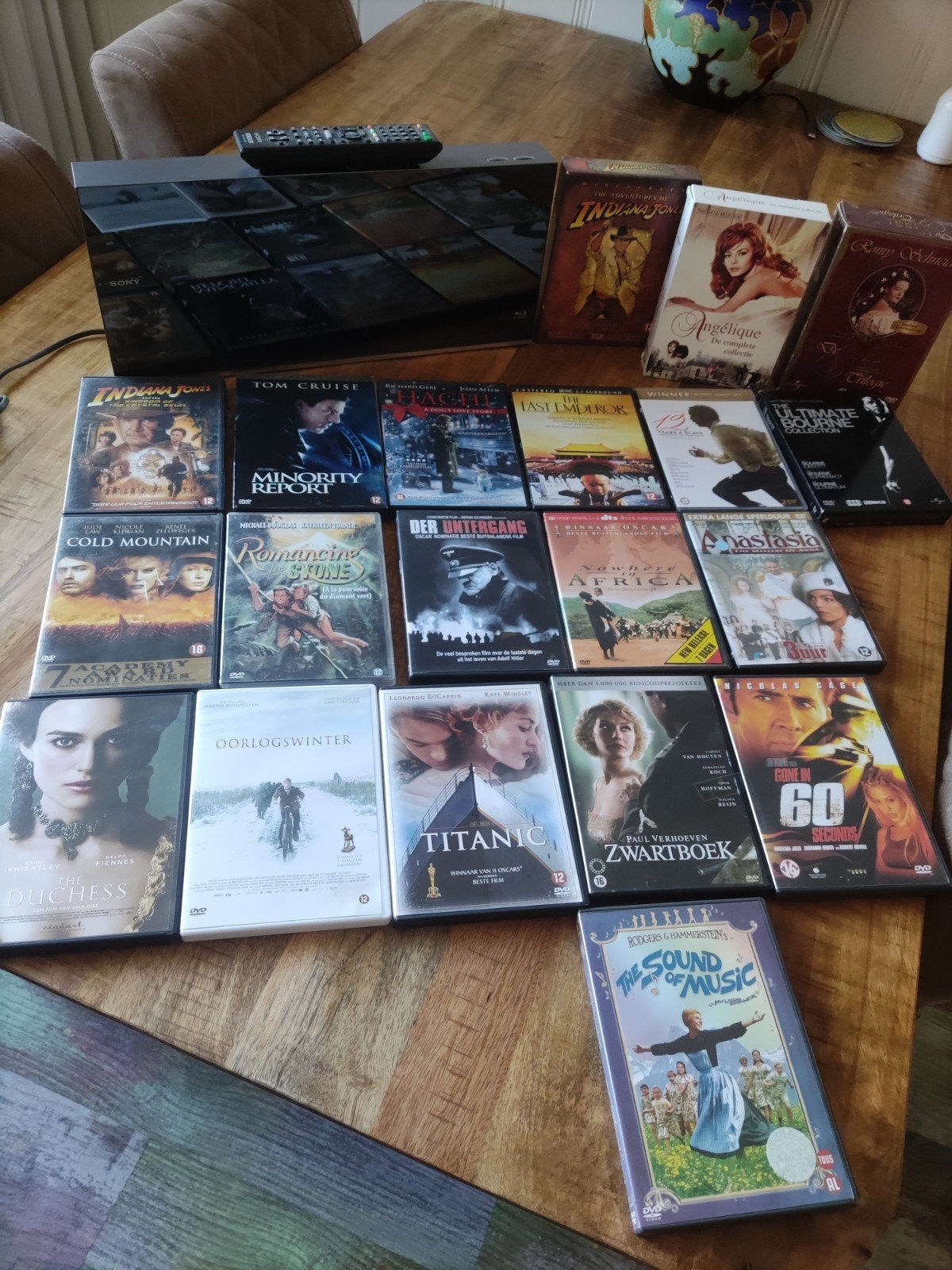 Sony blu-ray dvd speler plus bekende films, Alle leeftijden, Ophalen, Zo goed als nieuw