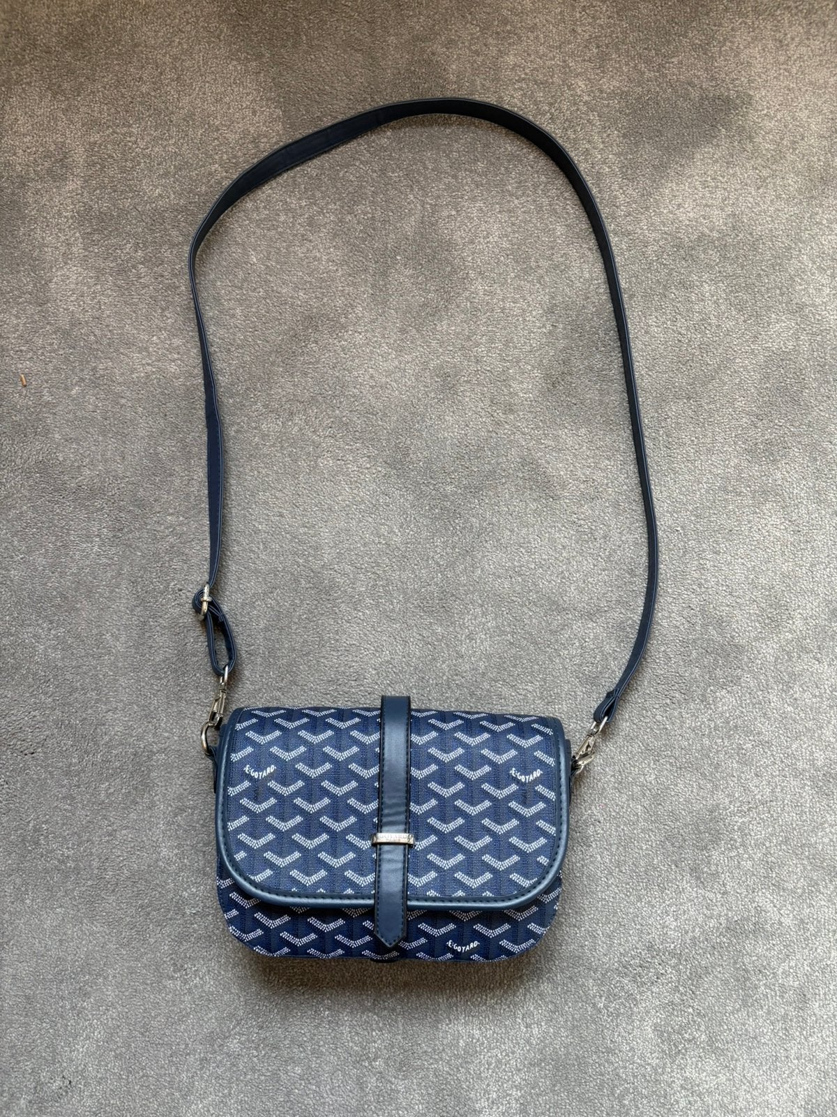Goyard tas, Ophalen of Verzenden, Zo goed als nieuw, Blauw
